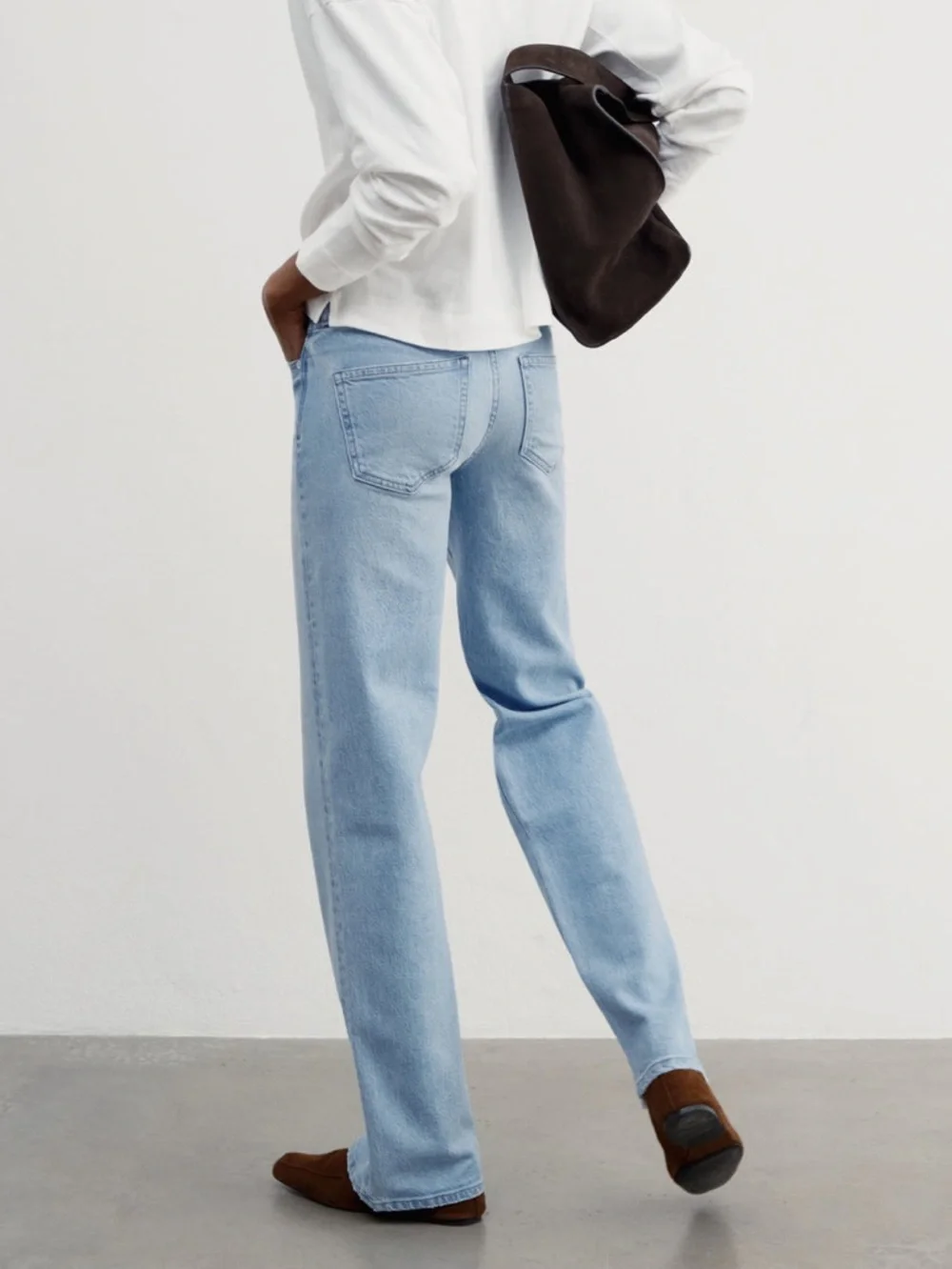AYR The Secret Sauce Jeans in Hero Baby Light Wash Straight Size 27 R Regular - Picture 3 of 10
